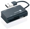 Obrázek CONNECT IT USB 2.0 hub 3 porty + čtečka SD/micro SD karet BOOK Combo, černá