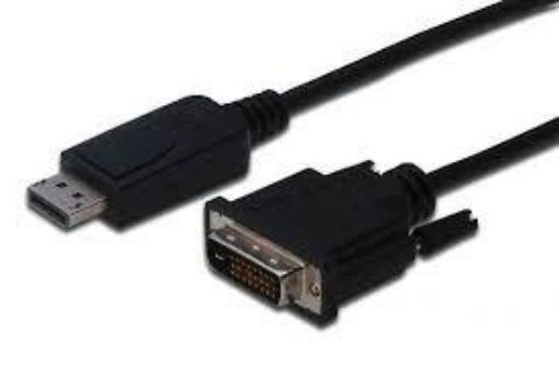 Obrázek Digitus DisplayPort připojovací kabel, DP / M- DVI (24+1) / M 2.0m