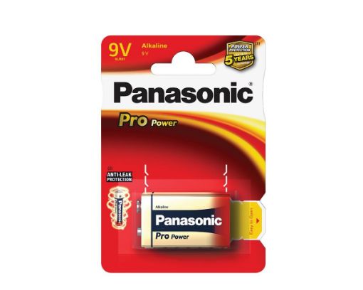 Obrázek PANASONIC Alkalické baterie - Pro Power 9V 9V balení - 1ks