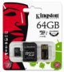 Obrázek Kingston 64GB Multi Kit / Mobility Kit - MicroSDXC 64GB (Class 10) + čtečka + adaptér