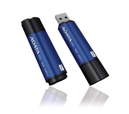 Obrázek ADATA Flash Disk 16GB USB 3.0 Superior S102 Pro, hliníkový, modrý (R: 100MB / W: 25MB)