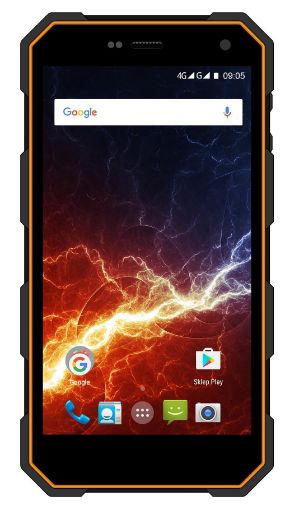 Obrázek myPhone Mobilní telefon dual SIM HAMMER ENERGY oranžovo-černý
