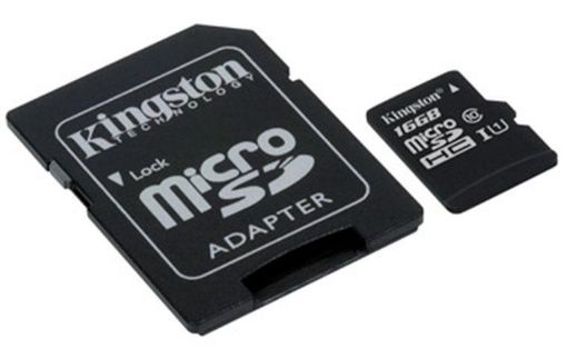 Obrázek Kingston 16GB Micro SecureDigital (SDHC) Card Gold, UHS-I, 90r/45w