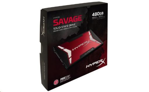 Obrázek Kingston 480GB HyperX SAVAGE SSD SATA 3, 2.5"