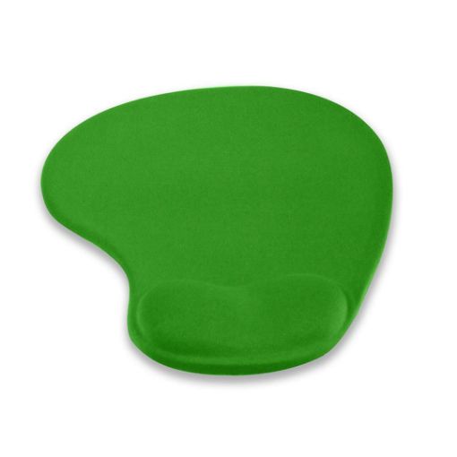 Obrázek 4W Podložka pod myš ergonomická gelová Green