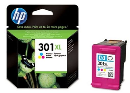 Obrázek HP Ink Cart barevná No. 301XL pro HP Deskjet 1050/2050