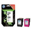 Obrázek HP Ink pack No. 300 (black, tri-color ink), CB333EE