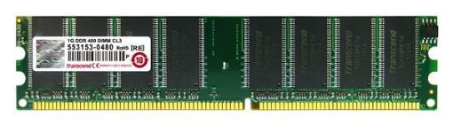 Obrázek DDR 1GB PC400 CL3 Transcend 