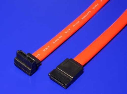 Obrázek Kabel SATA HDD, 1m, lomený nahoru