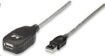 Obrázek Kabel USB prodl. 2.0 A-A, M/F, 5m aktivní, MANHATTAN 