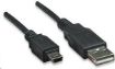 Obrázek Manhattan Kabel USB 2.0 A-mini B propojovací  1,8m