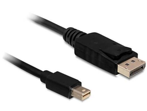 Obrázek Delock kabel DisplayPort mini (samec) na Displayport (samec), 1,8 metru