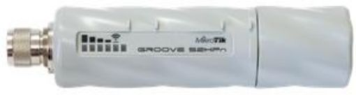 Obrázek MikroTik RouterBOARD Groove-52HPn, 600MHz CPU, 64MB RAM, 1x LAN, integr. 2.4/5GHz Wi-Fi, 802.11b/g/a/n, vč. L3 licence