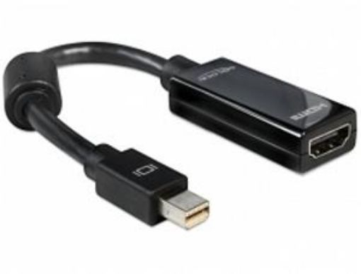 Obrázek Delock adaptér DisplayPort mini (samec) na HDMI A (samice), černý