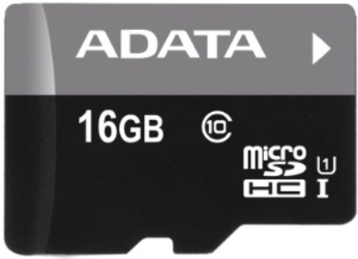 Obrázek SecureDigital Micro Card 16GB UHS-I , ADATA Class10 + SD adaptér