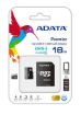 Obrázek SecureDigital Micro Card 16GB UHS-I , ADATA Class10 + SD adaptér