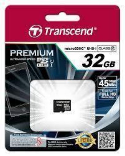 Obrázek TRANSCEND Micro SDHC Class 10 UHS-I 300x, 32GB (Premium), bez adaptéru