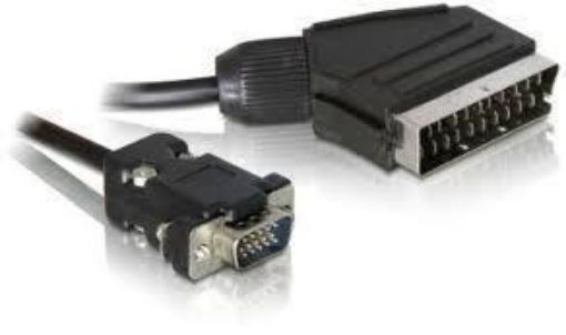 Obrázek Kabel 2m ze SCART na VGA DeLock 