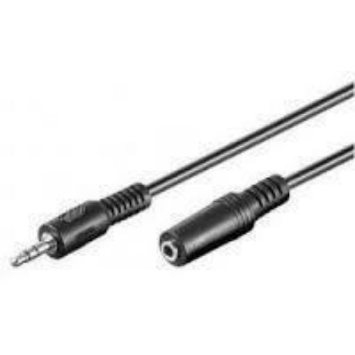 Obrázek PREMIUMCORD Kabel audio 3,5mm Jack - Jack prodlužovací  10m (M/F, stereo)