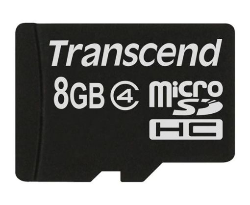 Obrázek SecureDigital Micro 8GB Class 4, Transcend (bez adaptéru)