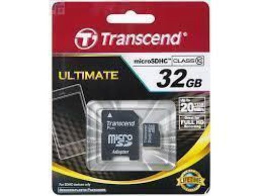 Obrázek TRANSCEND Micro SDHC Class 10 32GB + adaptér