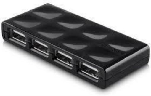 Obrázek Belkin USB 2.0 Hub 4-port Hi-Speed Mobile - černý
