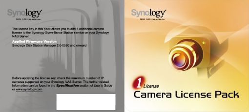 Obrázek Synology Camera License Pack x 1