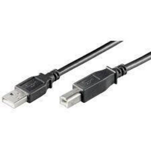 Obrázek USB 2.0 kabel A-B, 0,25m, černý