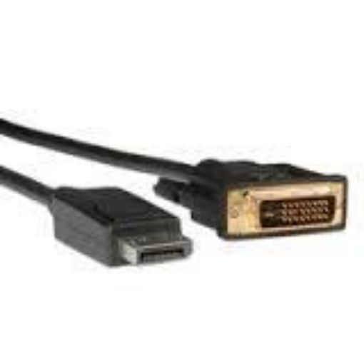 Obrázek DisplayPort-DVI kabel, DP(M) -> DVI-D(M), 3m