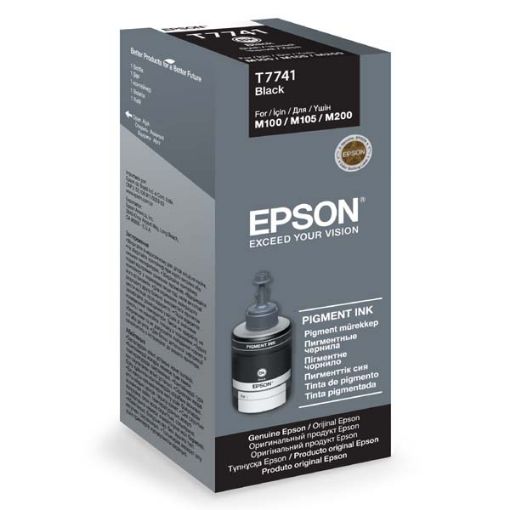 Obrázek Epson T7741 Black ink container 140ml pro WorkForce M100/105/200