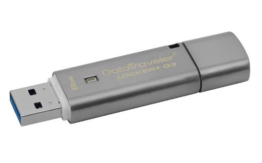 Obrázek Handy drive 8GB USB 3.0 DT Kingston Locker+ G3 (vc. A. Data Security)