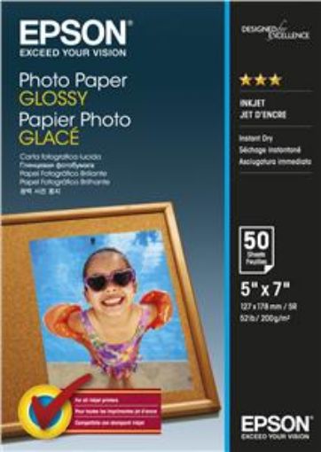 Obrázek EPSON Photo Paper Glossy 13x18cm 50 list