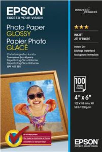 Obrázek Epson photo paper glossy 10x15cm 100 sheet