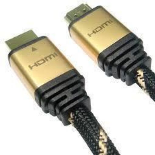 Obrázek Roline  Gold High Speed HDMI kabel s Ethernetem, HDMI M - HDMI M, zlacené konektory, 10m