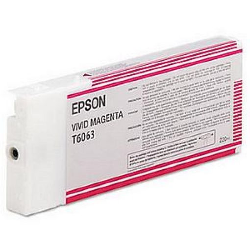 Obrázek EPSON cartridge T6063 vivid magenta (220ml)