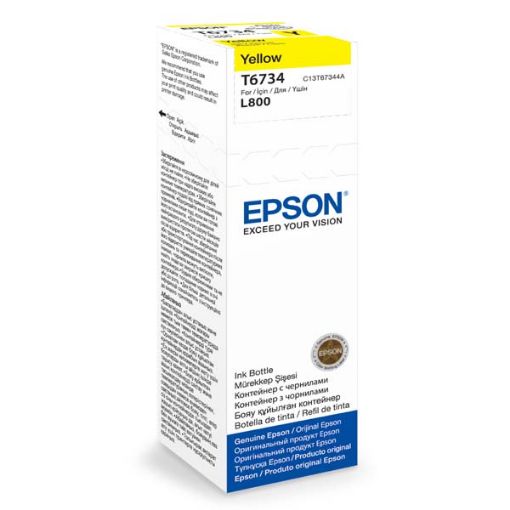 Obrázek EPSON T6734 Yellow ink container 70ml pro L800