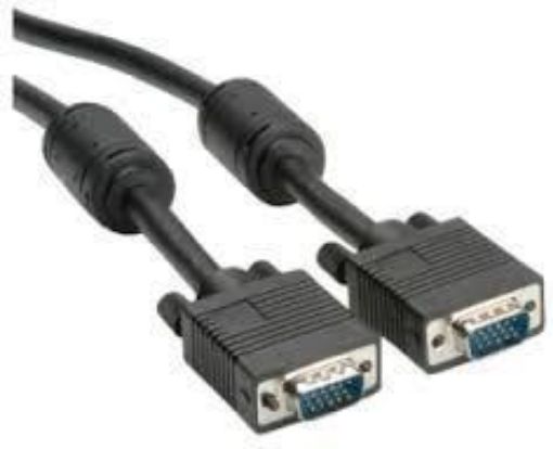 Obrázek HQ VGA kabel MD15HD-MD15HD, DDC2, 1:1, s ferity, 6m