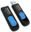 Obrázek ADATA Handy drive 64GB USB 3.0 Dash Drive UV128, černý/modrý (R: 90MB / W: 40MB)