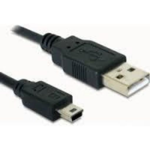 Obrázek Delock kabel USB 2.0 A-samec > USB mini-B 5-pin samec, 0,7 metru