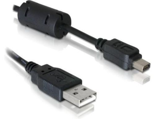 Obrázek KABEL USB 2.0 mini typ Olympus 12pin délka 1m