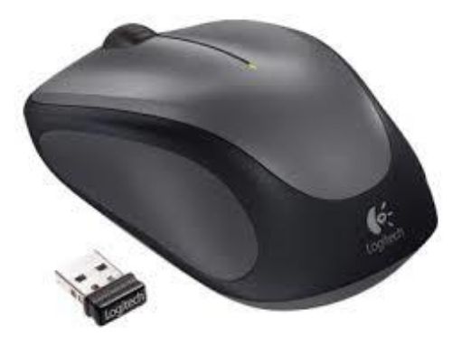 Obrázek Logitech myš bezdrátová Wireless Mouse M235, tmavě šedá, Unifying