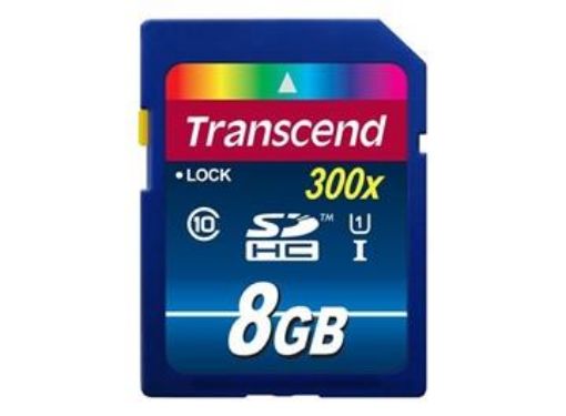 Obrázek TRANSCEND SDHC Class 10 UHS-I, 300X, 8GB (Premium)