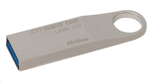 Obrázek Kingston 64GB DataTraveler DTSE9 (2. generace, USB 3.0) - kovový kryt