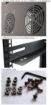 Obrázek XtendLan 19" jednodílný nástěnný rozvaděč 9U, šířka 600mm, hloubka 450mm, skleněné dveře-kouřové sklo,nosnost 60kg,černý