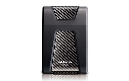 Obrázek ADATA Externí HDD 1TB 2,5" USB 3.0 DashDrive Durable HD650, černý (gumový, nárazu odolný)