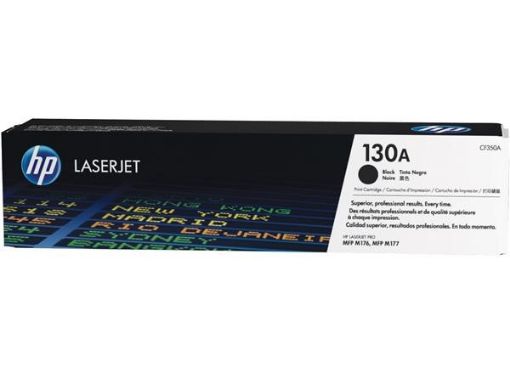 Obrázek HP 130A Black LJ Toner Cart, CF350A (1,300 pages)