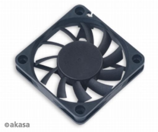 Obrázek přídavný ventilátor Akasa 60x60x10 black OEM