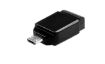 Obrázek VERBATIM Flash Disk 32GB Store 'n' Stay Nano + micro USB OTG adaptér, USB 2.0, černá