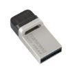 Obrázek TRANSCEND Flash Disk 32GB JetFlash®880S, USB 3.0/micro USB (R:90/W:20 MB/s) stříbrná