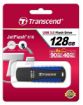 Obrázek TRANSCEND USB Flash Disk JetFlash®810, 128GB, USB 3.0, Black/Green (voděodolný, nárazuvzdorný) (R/W 90/40 MB/s)